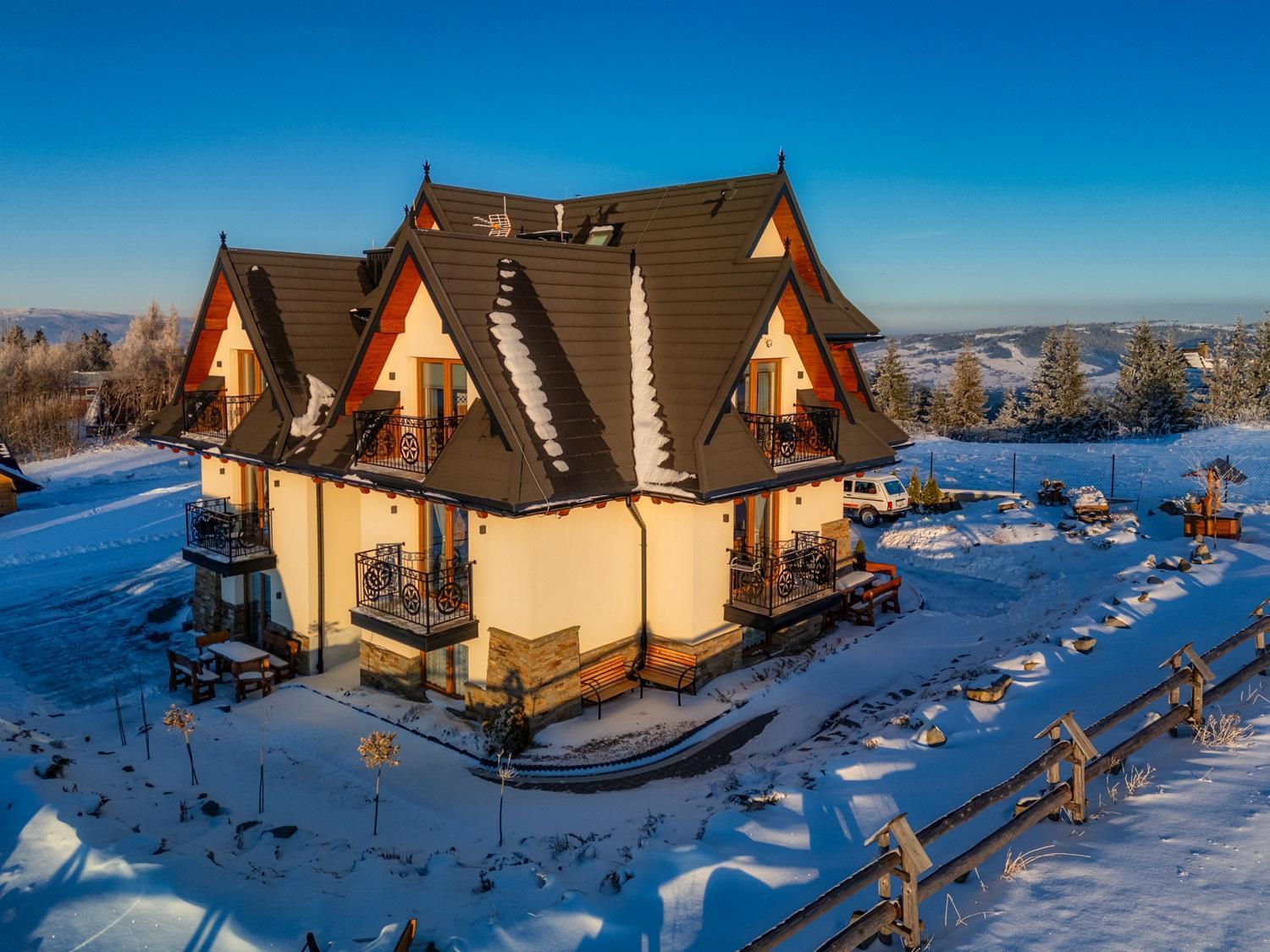 Willa Pasieka Apartamenty Domki Bukowina Tatrzańska Exterior foto